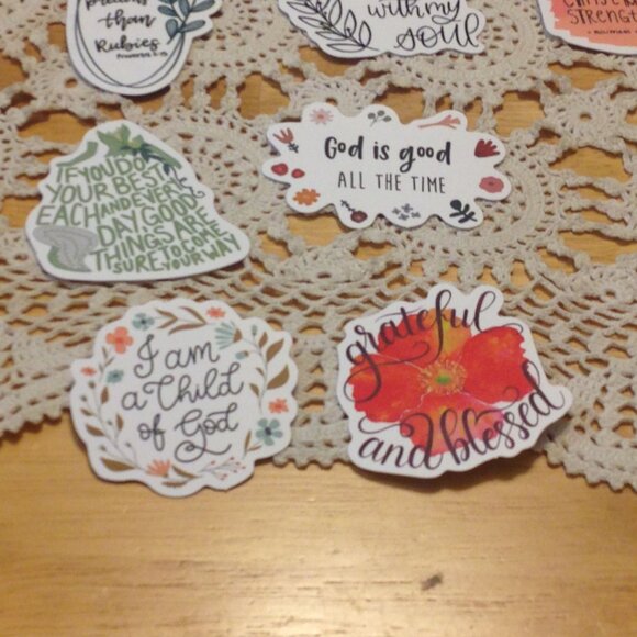 Bible Quotes and Christian Inspiration Stickers Bundle - Picture 5 of 7